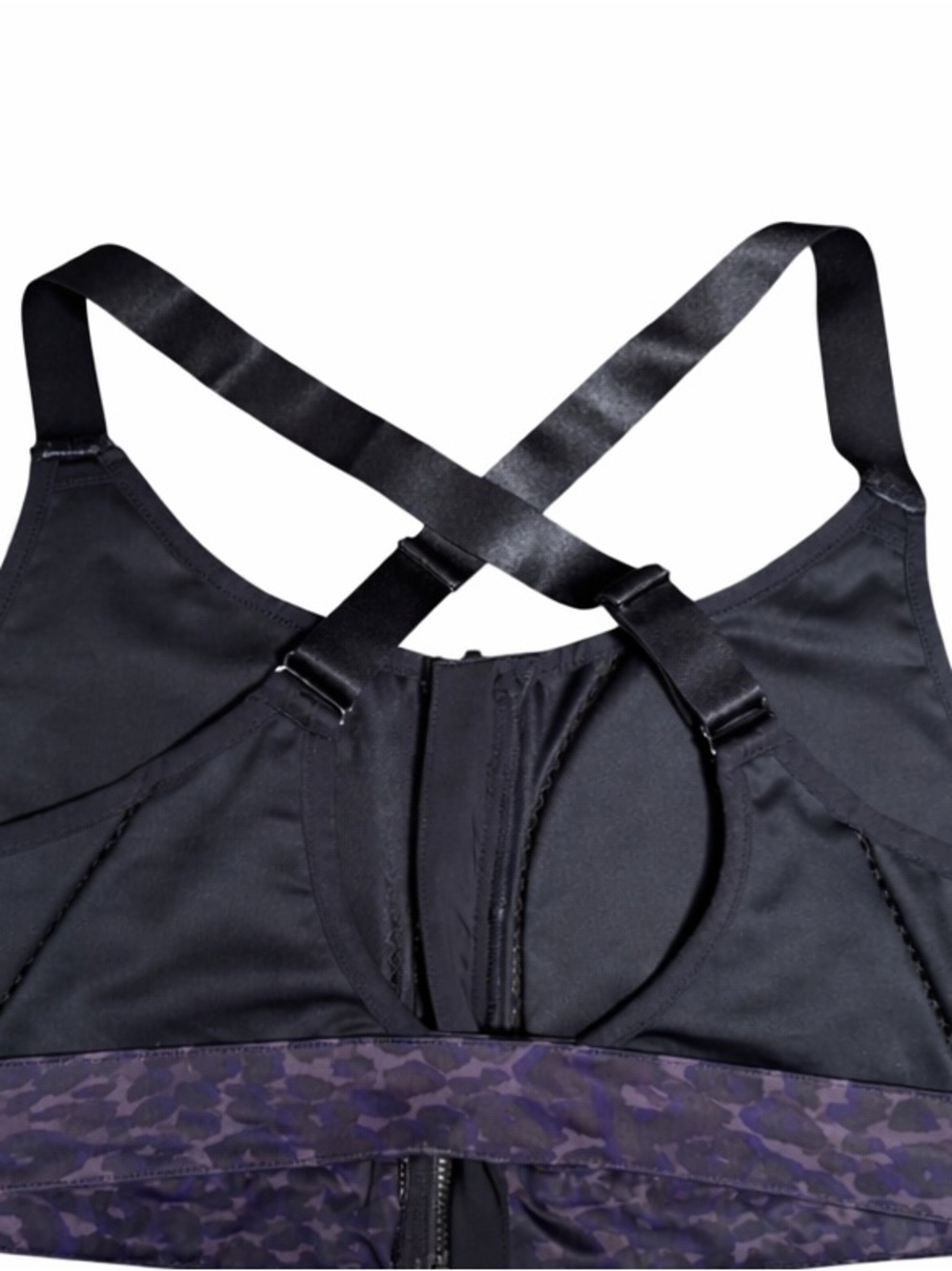 Fabletics Women’s Front-Zip High-Impact Sport Bra Rapido Iron Size XXL 16-18 - Picture 6 of 10